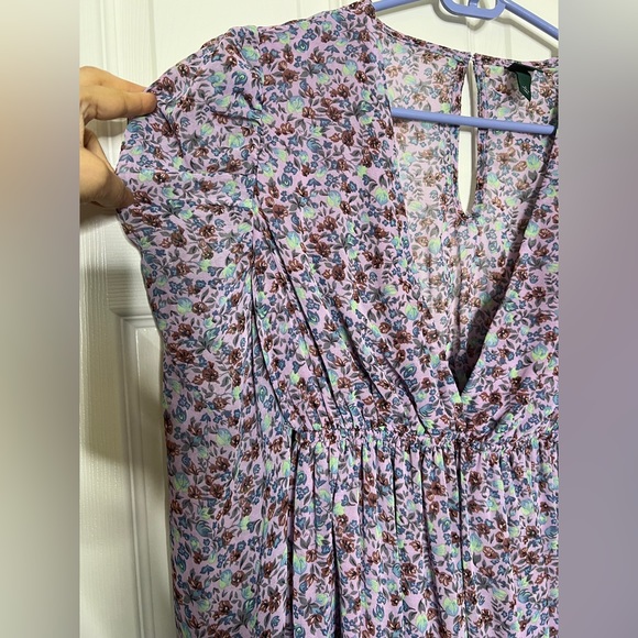 💜 Wild Fable Lavender Floral Dress - Picture 4 of 11